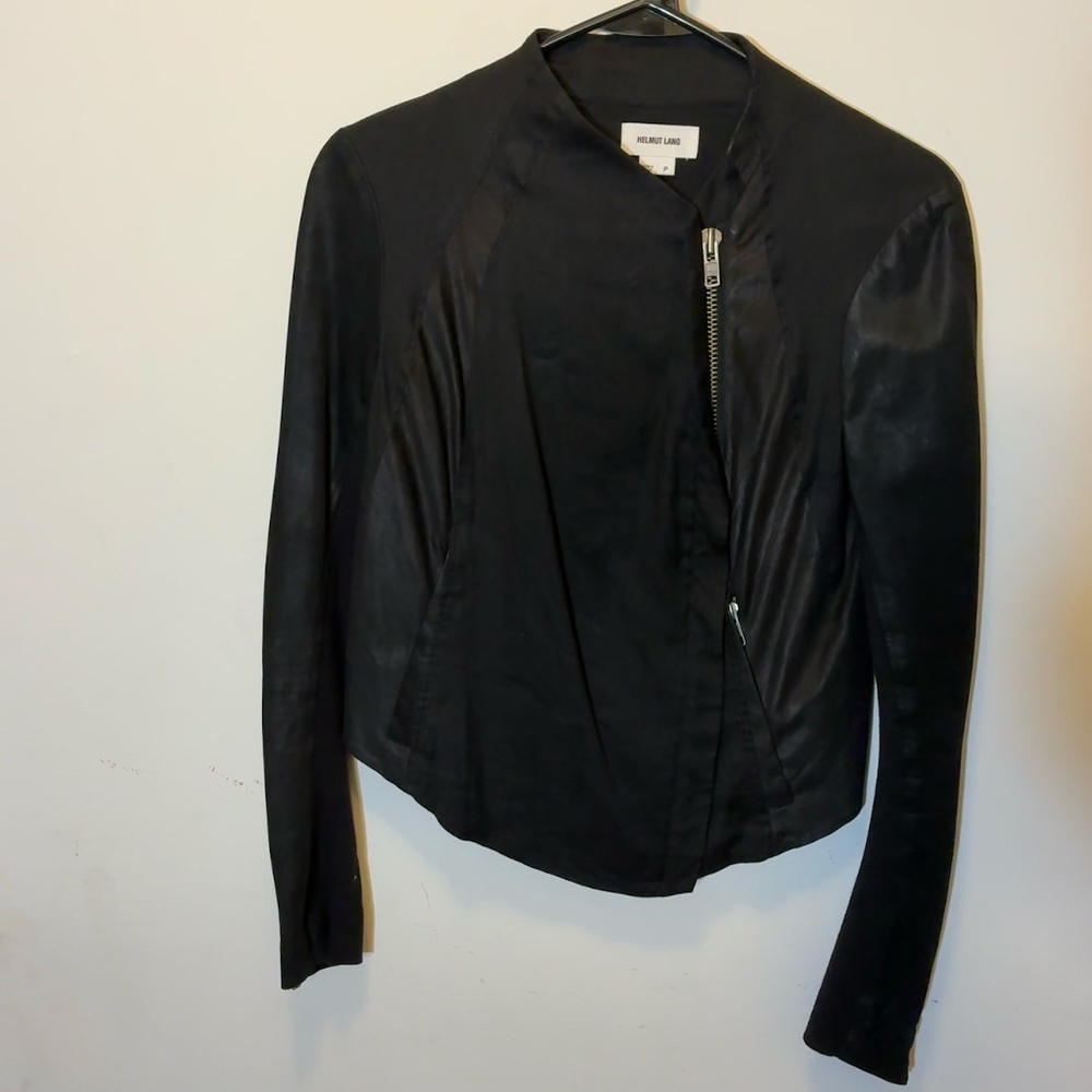 Helmut Lang Black Leather Jacket